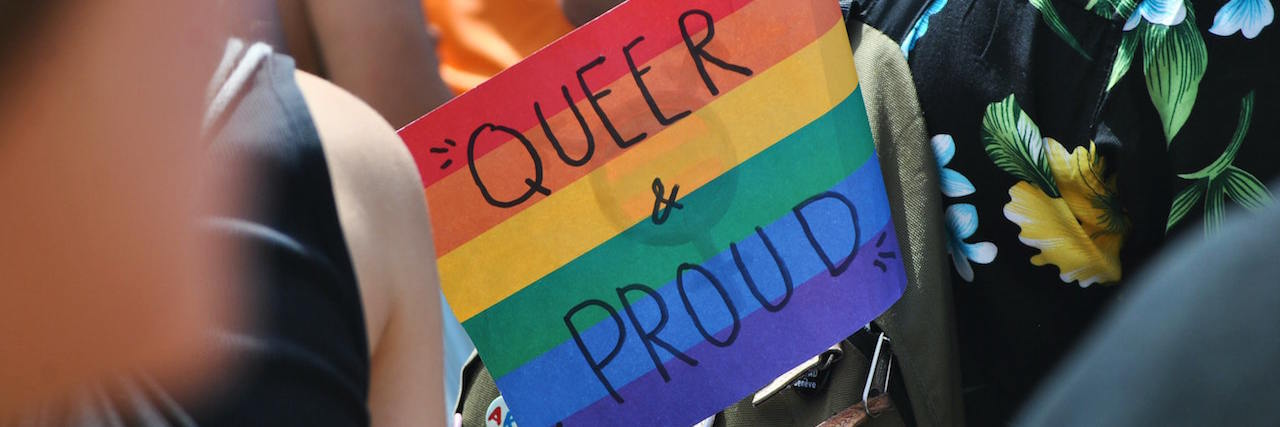 The Trevor Project Survey: What the LGBTQ Mental Health Stats Mean A sign that says Queer and Proud