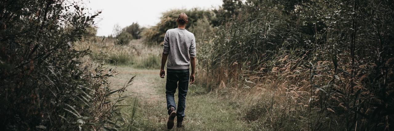 Choosing Perspective and Beating Depression During COVID-19 man in the woods