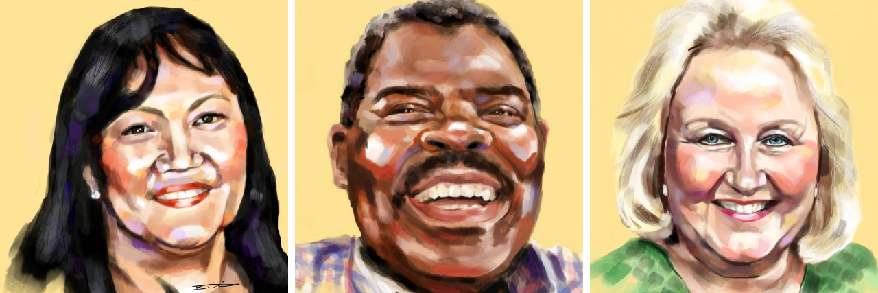 Teen Artist’s Portraits Show Health Care Workers Lost to COVID-19 COVID Health Care Worker Illustrations