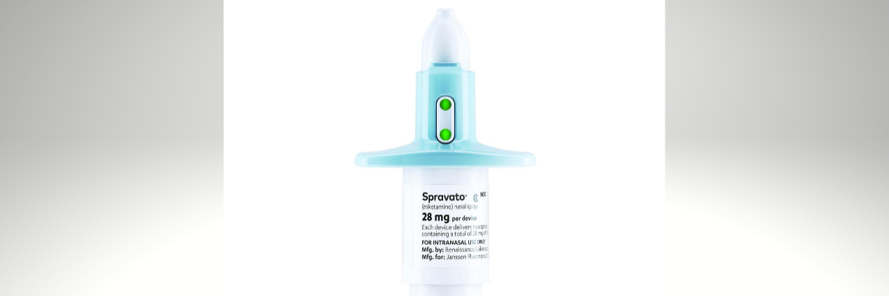 Experts on Esketamine's Approval for People With Suicidal Thoughts Esketamine Spravato nasal spray packaging