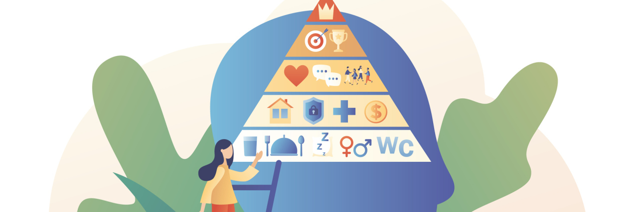 How My Eating Disorder Flips Maslow's Hierarchy of Needs Upside Down