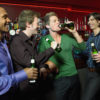 Men drinking in a bar