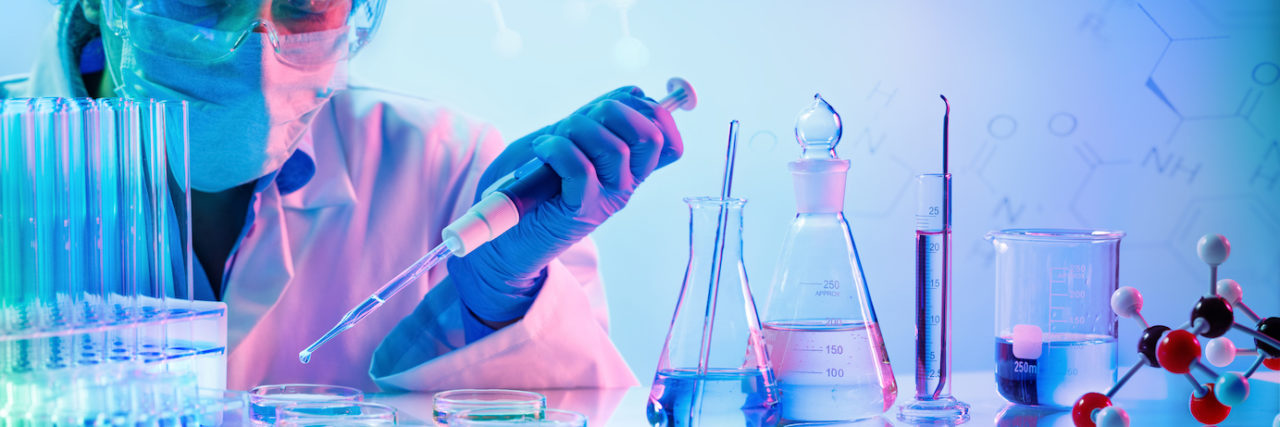 Lack of Women in Clinical Trials Leads to Incorrect Drug Dosing Woman With Pipette And Test Tubes