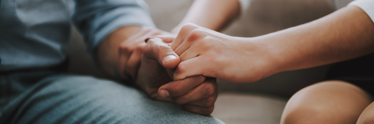 The Taboo Side of Fibromyalgia close up of a man and woman's hands