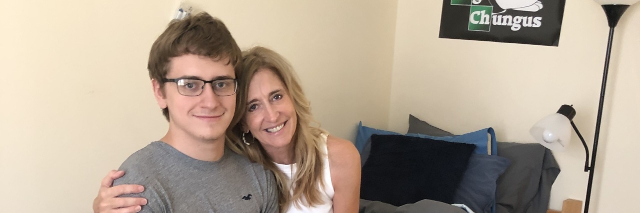 A Letter to My Son With Autism as He Prepares for College Kathy with Ryan in his college dorm room.