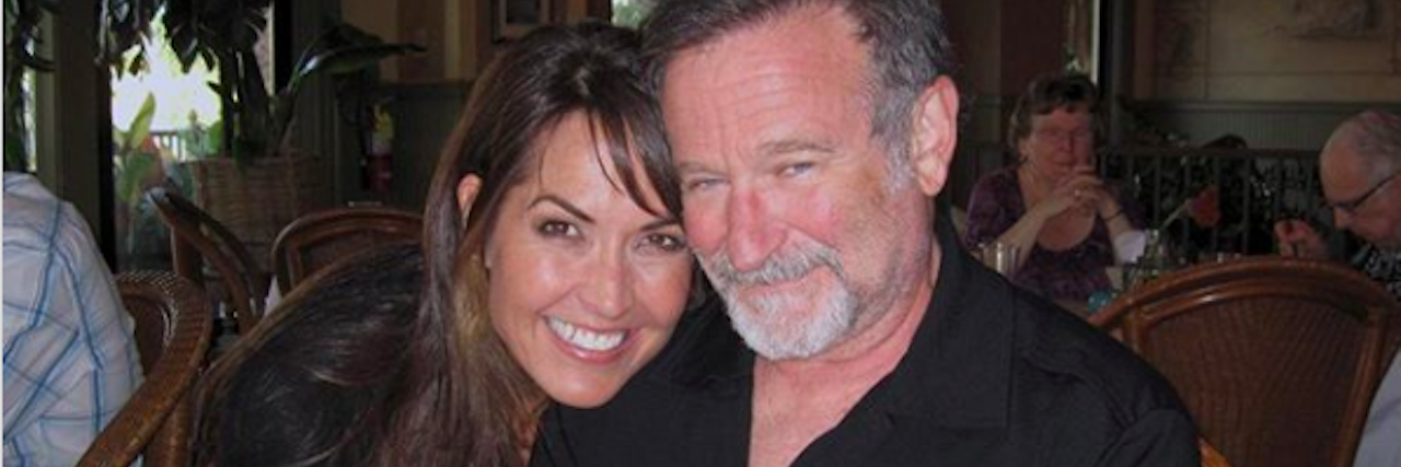 Robin Williams and his wife Susan