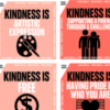 #BeKind21 campaign image with prompts about kindness