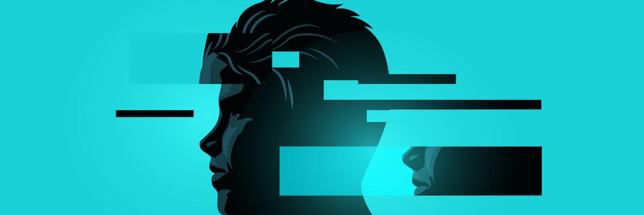 Exploring Remission and Recovery With Borderline Personality Disorder Illustration of a man's fragmented profile