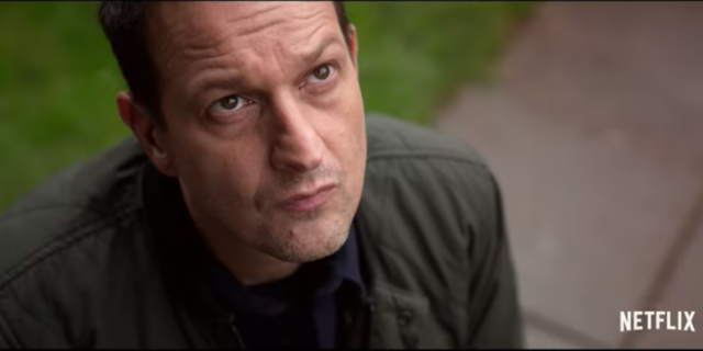 New Netflix Series 'Away' Highlights Rare Disease Josh Charles in Netflix's "Away" looking up at the sky