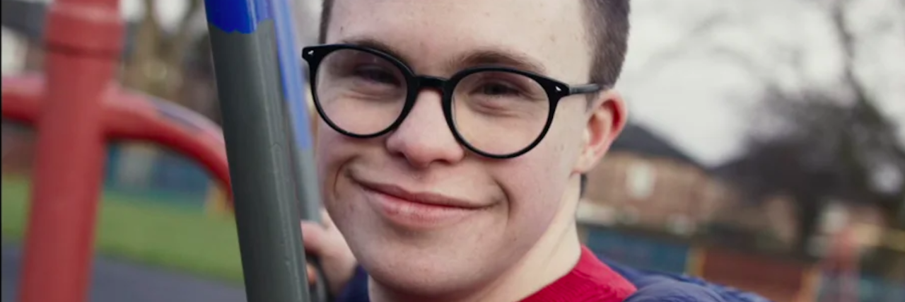 UK Short Film 'S.A.M.' Features LGBTQ, Down Syndrome Love Story Man with Down syndrome wearing glasses