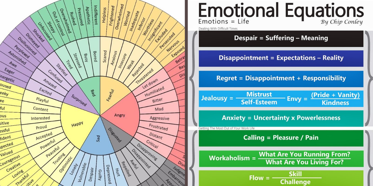 Primary And Secondary Emotions Chart