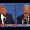 Trump and Biden during the first POTUS debate