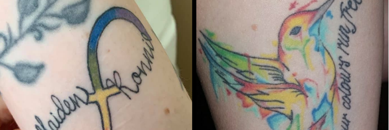 two tattoos