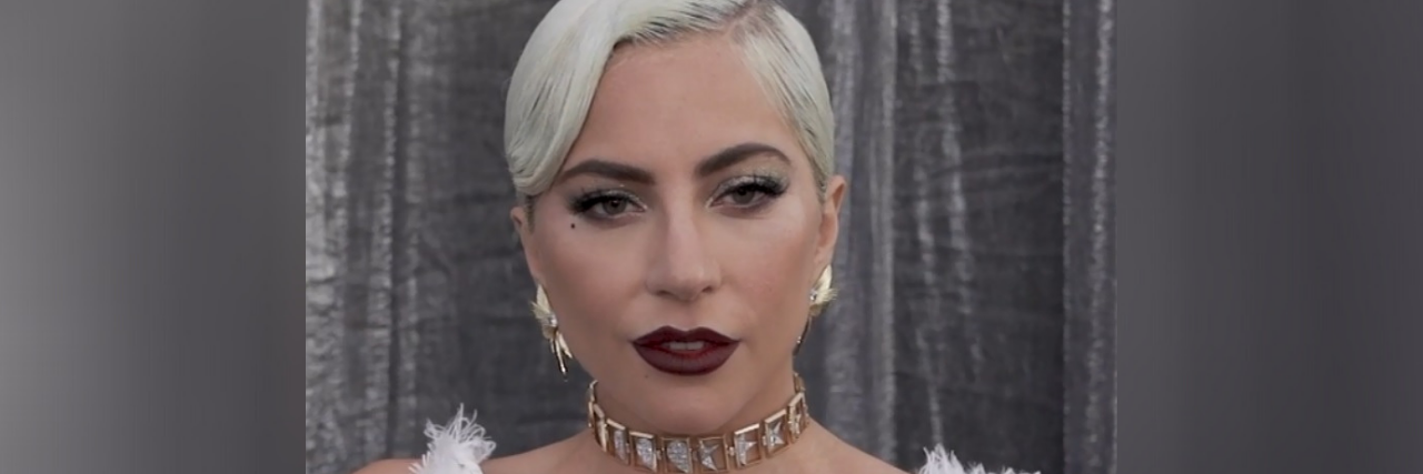Lady Gaga on the red carpet at the 2019 SAG Awards