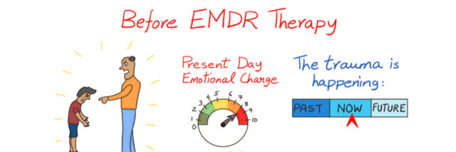 Therapy Illustrated Graphic Shows How EMDR Therapy Can Help Trauma