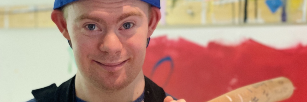 Supporting My Son With Down Syndrome and His Career as an Artist Abstract Artist with Down syndrome
