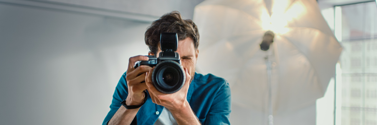 When the School Photographer Offered to Hide My Son's Wheelchair Photographer with equipment.