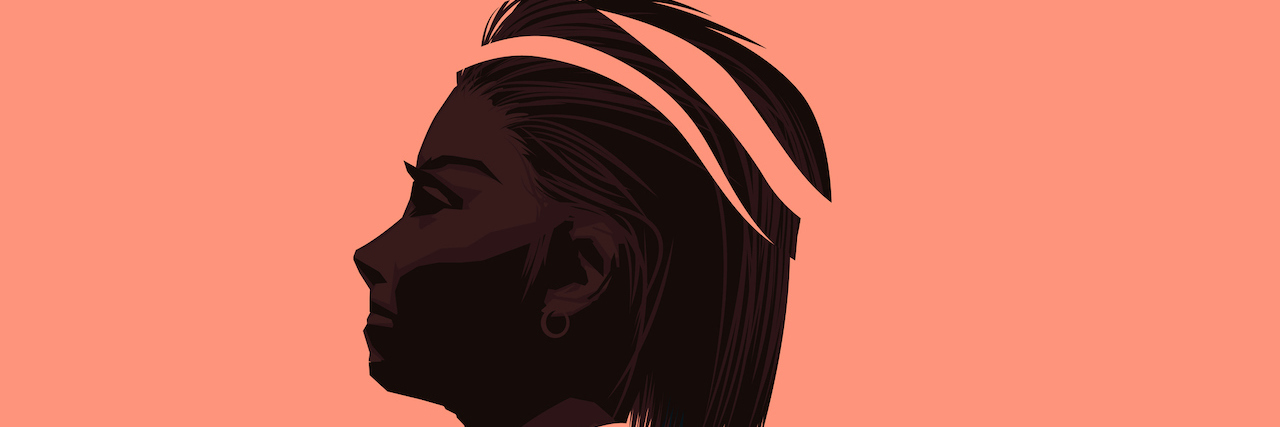 Turning Shame Over Multiple Diagnoses Into Pride Illustration of a fragmented woman