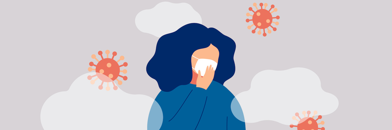 Letter to Donald Trump After His COVID Diagnosis A woman wearing a mask