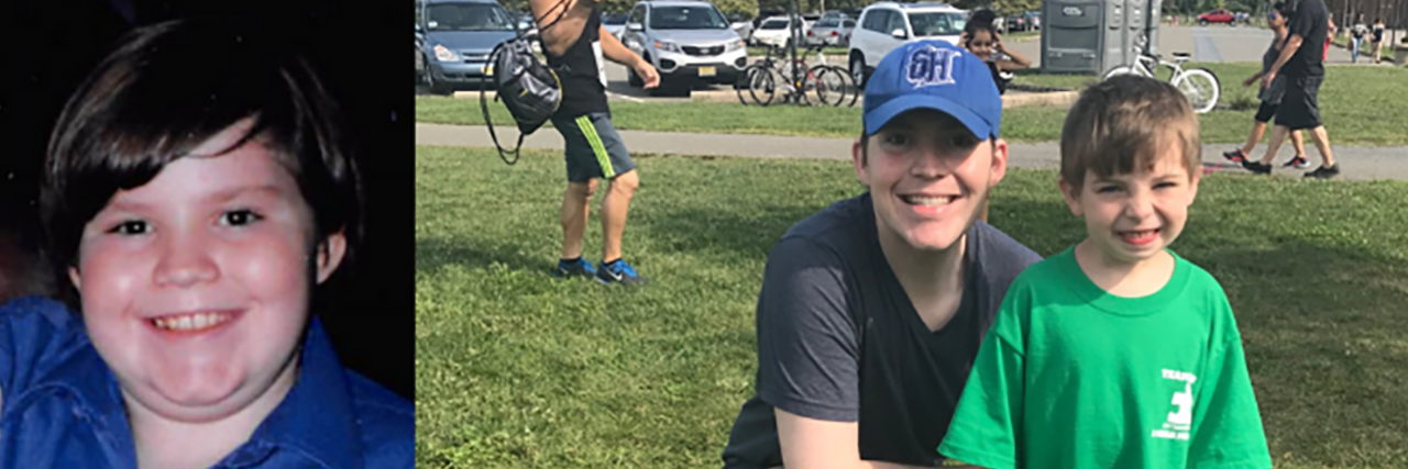 5 Things That Helped Me When I Was Bullied as an Autistic Child Kerry as a child, and with a young mentee as an adult.