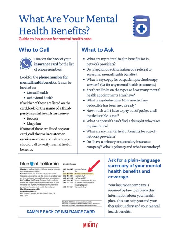 What Are Your Mental Health Benefits? (click to download flyer)