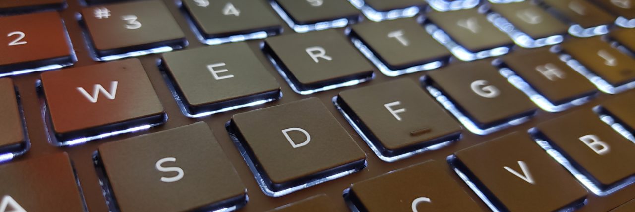 Keyboard with backlight