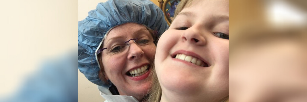 How My Daughter Made Me Into an H-ABC Leukodystrophy Expert Michele and Elouise in the hospital