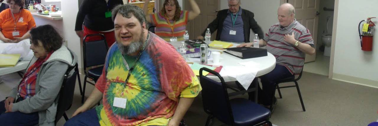 What It Means for Me to Be a Peer Support Leader the author at his group