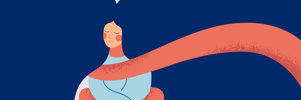 The Importance of Taking My Psychiatric Medications Illustration of a woman with flying hair