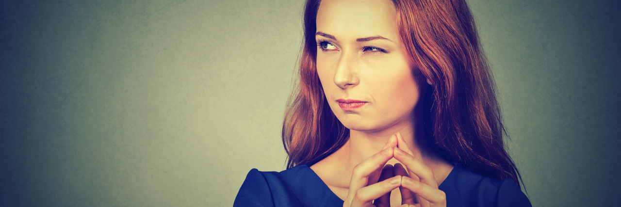 Stop Comparing One Person's Disability to Another's Woman giving side-eye