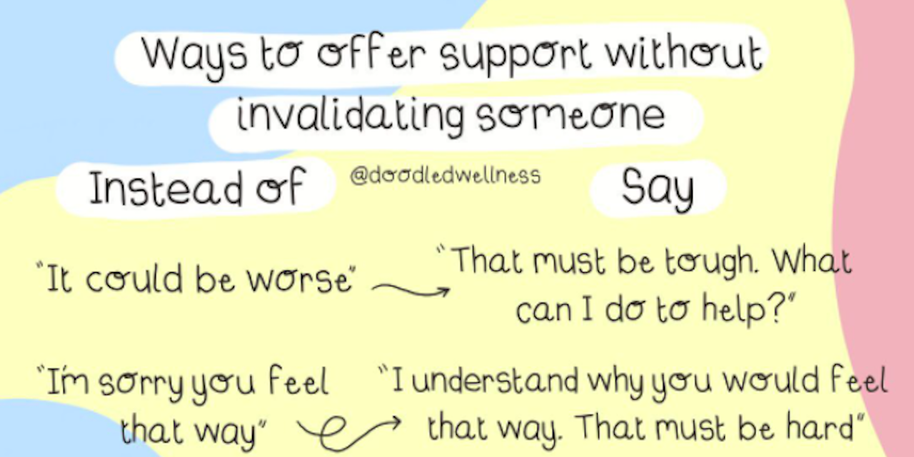 Supportive Statements That Don’t Invalidate the Other