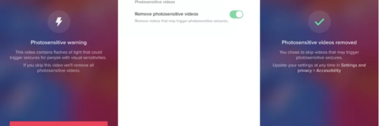 TikTok to Add Epilepsy Warning to Photosensitive Videos TikTok photosensitive warning