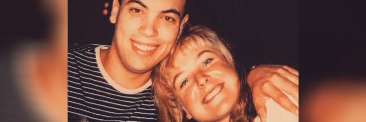 What 30 Years Widowed Means to Me The author and his wife, smiling. She leans her head on his shoulder