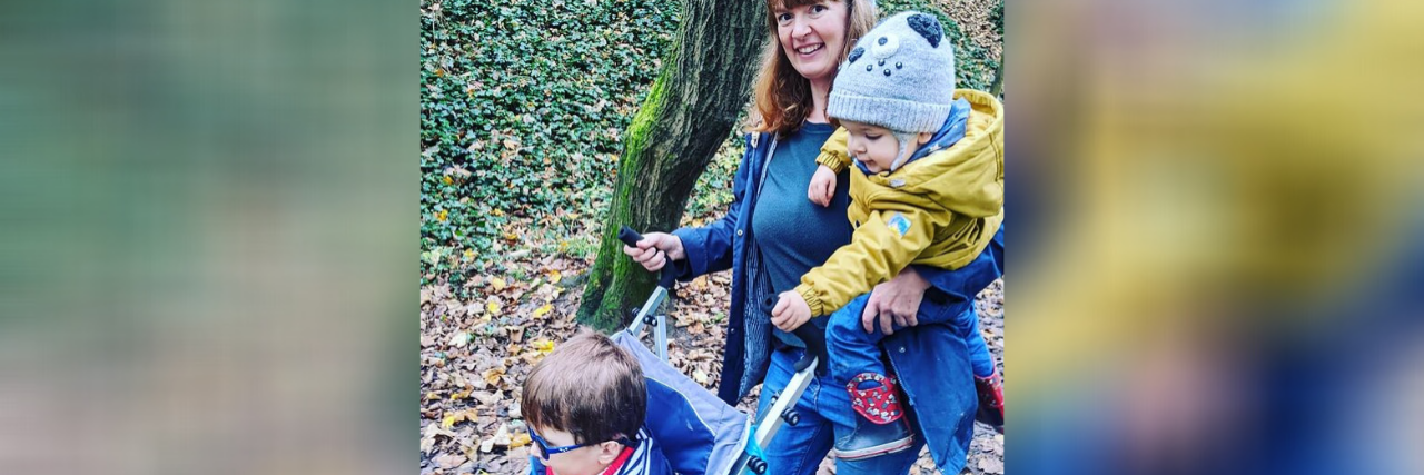 When a Stranger Asked What's 'Wrong With' My Son With a Disability Adelle with her children.