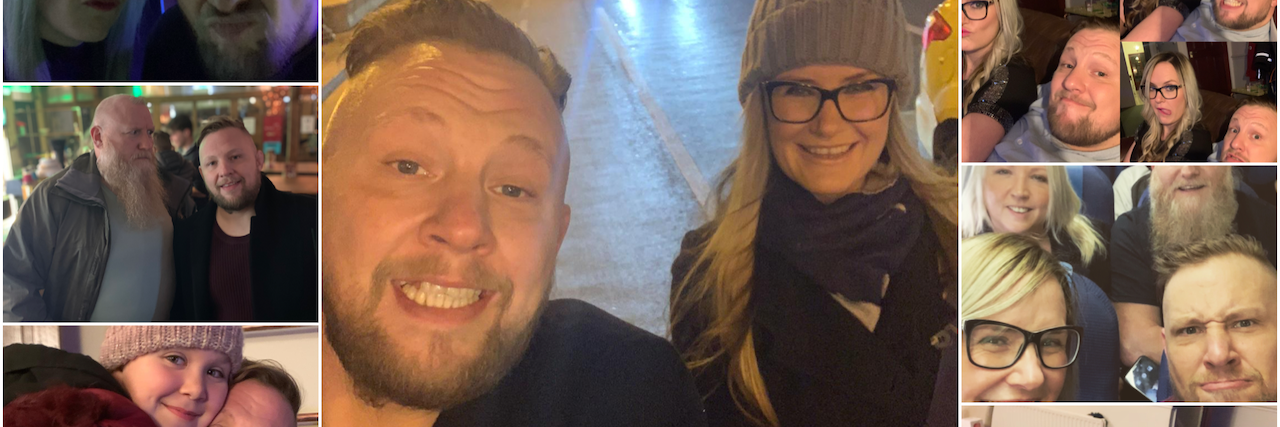 How Grieving a Suicide Loss Helps You Understand Depression A collage of photos: the author with her husband