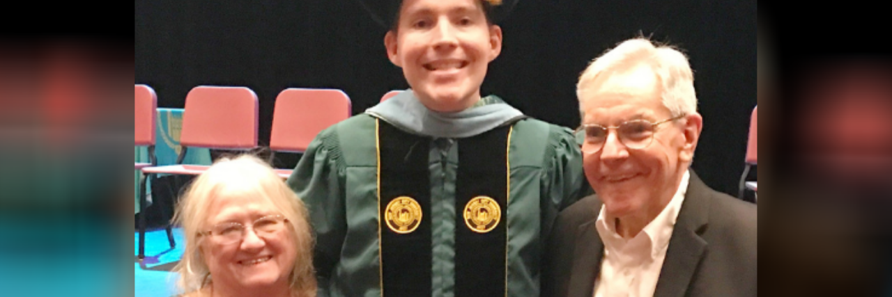 Why I'm Thankful for My Parents as an Adult on the Autism Spectrum Kerry with his parents at his graduation.