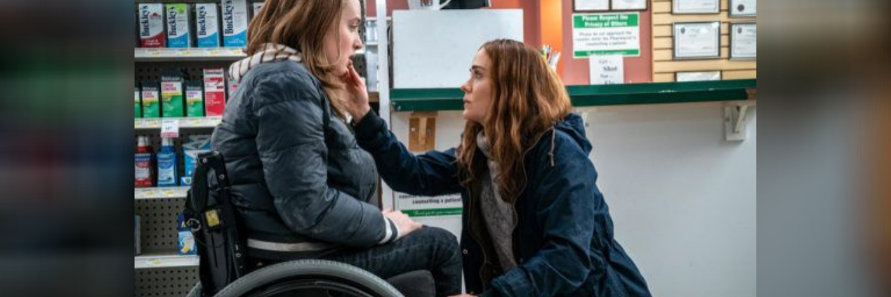 Hulu Thriller 'Run' Is Groundbreaking for Disability Representation Kiera Allen and Sarah Paulson in "Run."