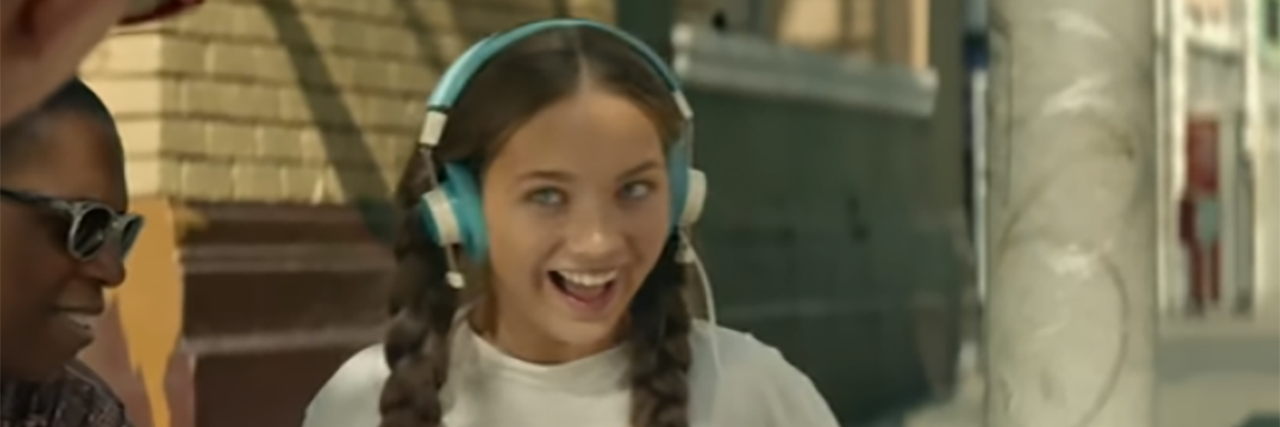 To Sia, From an Autistic Adult Who Is Tired of Being Infantilized Maddie Ziegler and Leslie Odom, Jr. in a scene from "Music."