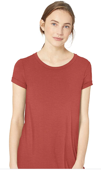 Red t-shirt tunic.