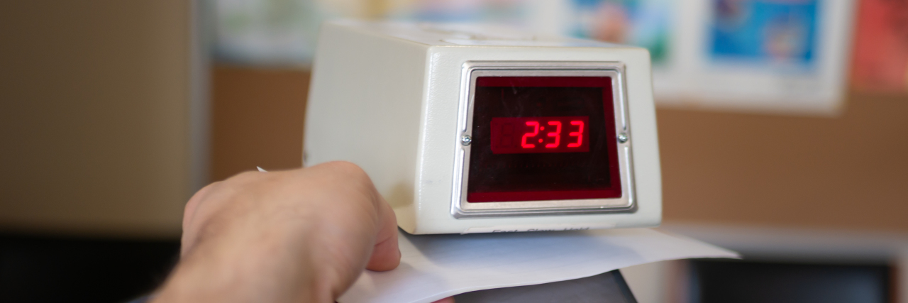 an employee time clock