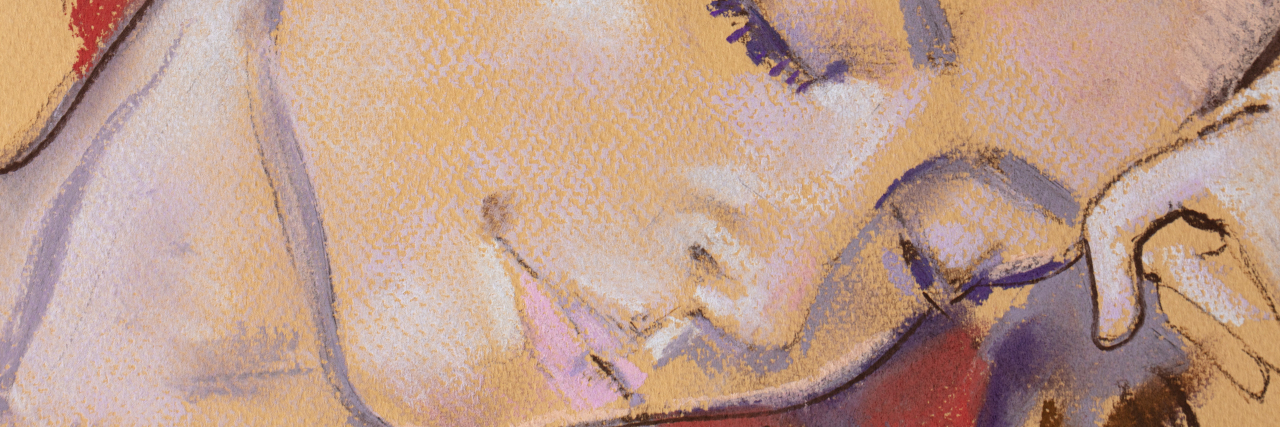 When You Fear Developing New Symptoms With Your Chronic Illness Portrait of a young woman, pencil drawing.