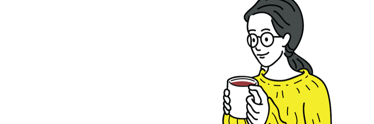 How Embodied Cognition Helps My Eating Disorder Recovery Young woman drinking coffee and writing