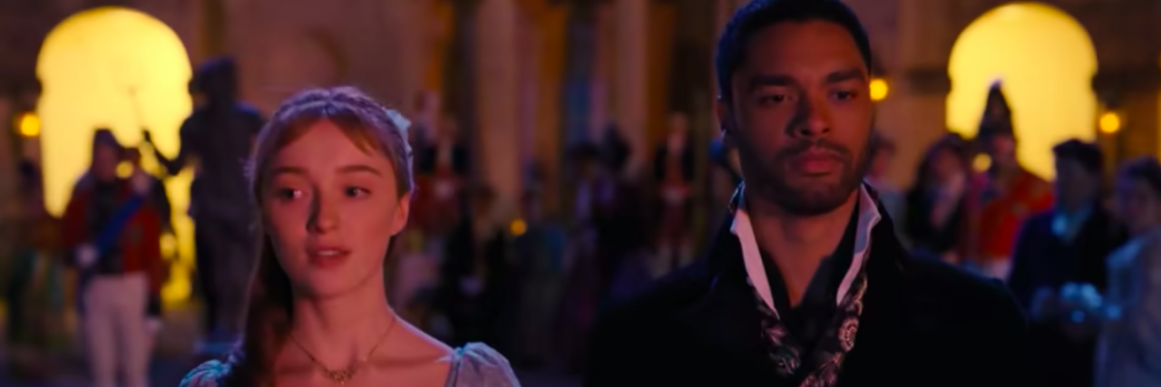 Fans React to the Rape Scene in Netflix's 'Bridgerton' Scene from Netflix's "Bridgerton," featuring a white woman and a Black man