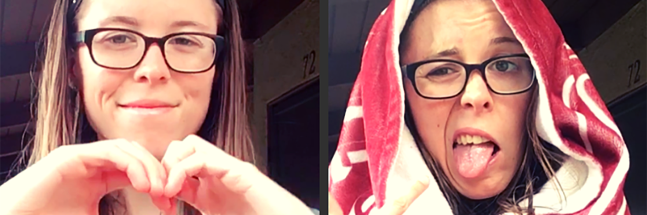 What My Good and Bad Days Look Like With Celiac Disease Casey illustrating her good and bad days with celiac disease.