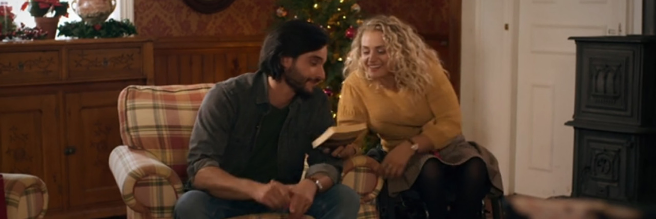 Christmas Ever After starring Ali Stroker and Daniel Di Tommaso.