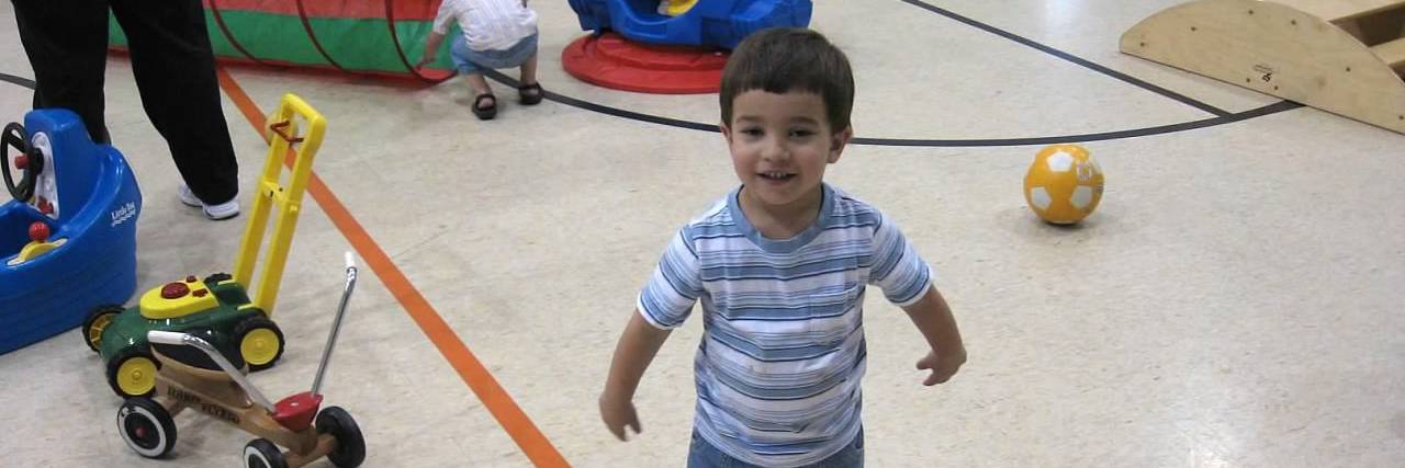 The Importance of Hope and High Expectations for Kids With Autism Dominic as a small child.