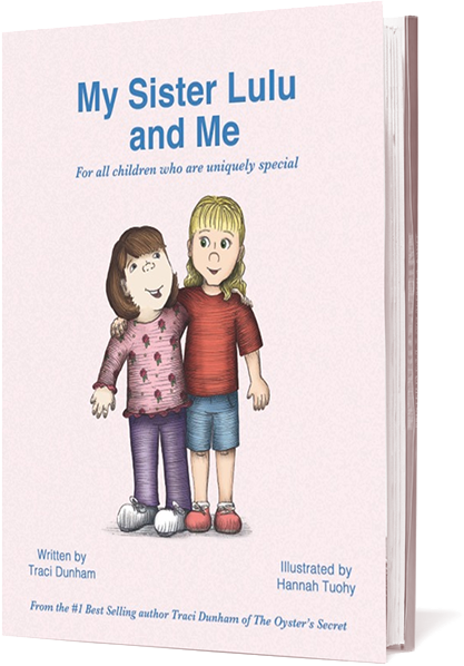 Cover of "My Sister Lulu and Me", a sweet story for kids about one sister who has a disability and one who does not.