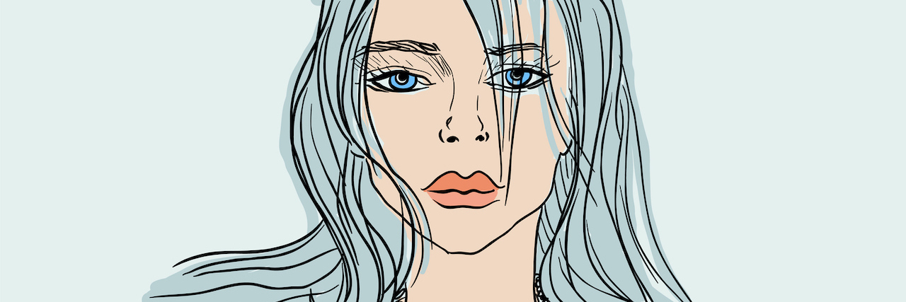 Overcoming the Anniversary of Childhood Trauma Illustration of a woman