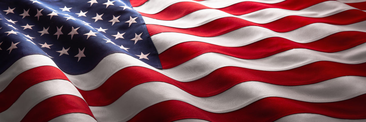 To President Biden, From an American With a Disability American flag waving.