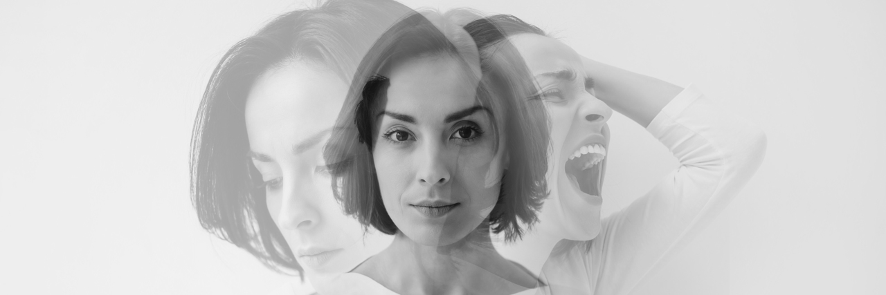 The Vicious Cycle of Rare Disease and Mental Health multiple identities of a woman's face